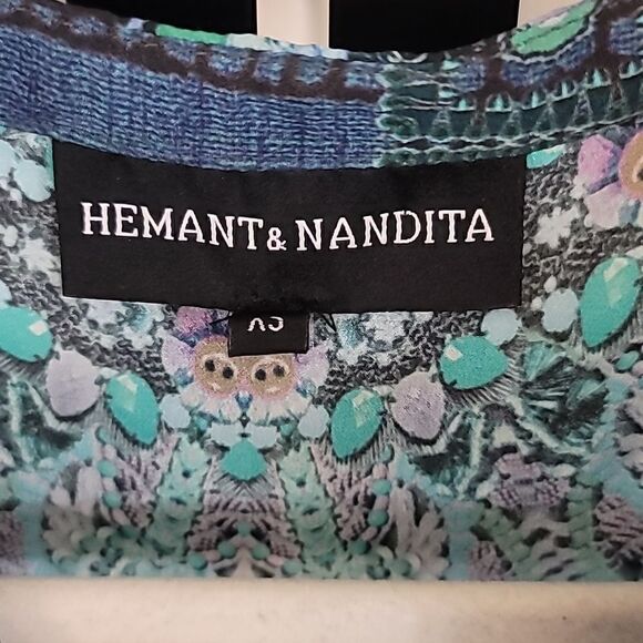 Hemant & Nandita Marche Silk Dress - Picture 7 of 13